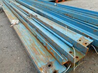 125mm x 65mm x 14.8 Kg/m Used Steel Channel - Painted Blue With 50mm x 50mm Angle  3.800 Mtrs Used