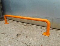 Used End of Aisle Barrier 2400mm Long Orange - Pallet Racking Guard / Hgv Barrier / Protection / Forklift