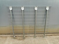 Used Pallet Racking Wire Mesh Shelving 1100mm x 1320mm Galv - Decking / Shelf / Shelves