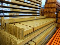 Link 51 Pallet Racking Cross Bar  2.700 Mtr  95 mm x 50 mm Closed Beam  Used  Industrial Steel Racking - Not Redirack, Dexion, Planned Storage, or Stakrak