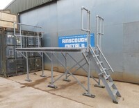 Used Elevated Inspection Access Platform 3.200mtr Long Walkway - Work / Truck Hgv Access