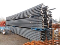 Link 51 Pallet Racking Upright Frame  12.000 Mtr x 900 mm With Feet Used Grade 2  Dark Grey  Industrial Steel Racking - Shelving - Storage - Not Redirack, Dexion, Planned Storage, or Stakrak