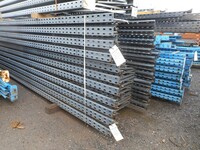 Link 51 Pallet Racking Upright Frame  6.300 Mtr x 900 mm no Feet Used  Dark Grey  Industrial Steel Rack - Shelving - Storage - Not Redirack, Dexion, Planned Storage, or Stakrak