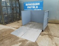 Used Steel Storage Stillage With Ramp 1.800 Mtr Wide x 1.500 Mtr Deep x 1.330 Mtr High - Steel Storage Stillage