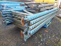 Apex Pallet Racking Upright Frame  3.600 Mtr x 1100 mm With Feet Used Grade 2/3  Blue  Industrial Steel Racking - Shelving - Storage - Not Link 51, Redirack, Dexion, Planned Storage, or Stakrak