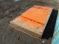 Steel Plate 2.340 Mtrs  x 1.300 Mtrs x 20mm Road Plate Painted Orange Mild Steel  #p27099