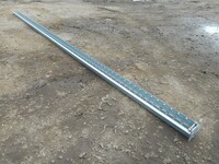 Used Bito Upright Single 3.500mtr Galv With Foot - Racking - Industrial Steel Racking - Shelving - Storage - Not Redirack, Dexion, Planned Storage, Bito or Stakrak