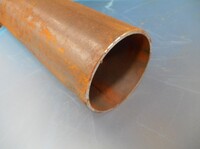 7.500/7.700 Mtrs 76.1mm x  3 mm  Steel Tube - Chs - Steel Pipe Drainage - Water Pipe - Surplus
