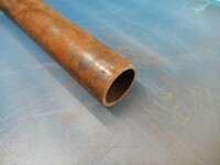 2.500 Mtrs 33.7mm x  3 mm  Steel Tube - Chs - Steel Pipe Drainage - Water Pipe - Surplus