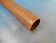 7.500/7.700 Mtrs 33.7mm x  2.5 mm  Steel Tube - Chs - Steel Pipe Drainage - Water Pipe - Surplus