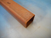 2.500 Mtr of 40 mm x 40 mm x  3 mm Steel Box Section  ( Surplus )