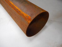 6.100 Mtrs 101.6 mm x  2 mm  Steel Tube - Chs - Steel Pipe Drainage - Water Pipe - New