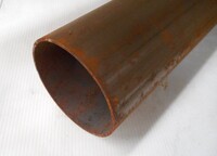 7.500/7.700 Mtrs 101.6mm x  3 mm  Steel Tube - Chs - Steel Pipe Drainage - Water Pipe - Surplus