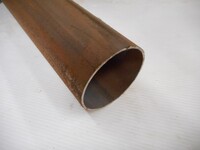 2.260 Mtrs 88.9mm x  3 mm  Steel Tube - Chs - Steel Pipe Drainage - Water Pipe - Surplus