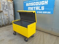 Used Mobile Storage Box / Tool Chest 1205mm Wide With Wheels - Yellow