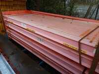 Pss/planned Storage Pallet Racking Cross Bar  2.700 Mtr  125 mm x 50 mm Closed Beam  Used Grade 2  Industrial Steel Racking - Not Link 51, Redirack, Dexion, or Stakrak