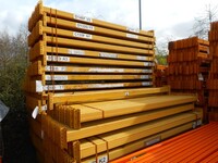 Link 51 Pallet Racking Cross Bar  2.725 Mtr  95/105 mm x 50 mm Closed Beam  Used Grade 2  Industrial Steel Racking - Not Redirack, Dexion, Planned Storage, or Stakrak