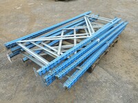 ar Sistemas Pallet Racking Upright Frame  2.200 Mtr High x 800 mm Wide With Feet Used Grade 2  Blue  Industrial Steel Racking - Shelving - Storage - Not Dexion, Planned Storage, Stakrak or Link 51