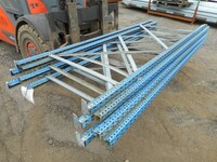 ar Sistemas Pallet Racking Upright Frame  2.500 Mtr High x 900 mm Wide With Feet Used Grade 2/3  Blue  Industrial Steel Racking - Shelving - Storage - Not Dexion, Planned Storage, Stakrak or Link 51