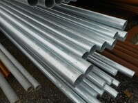 7.500/7.600 Mtrs 88.9 mm x  3 mm  Galvanised Steel Tube - Chs - Steel Pipe Drainage - Water Pipe - Unused