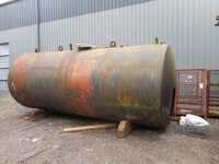 Used Horizontal Cylindrical Steel Storage Tank 28538 Litres - Water/silo/salt/chemical