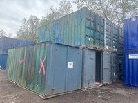 20 ft x  8 ft Assorted Colour Steel Storage Sea Container - Minor Repairs / Second Hand - Store