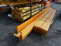 Link 51 Pallet Racking Cross Bar  4.000 Mtr  120 mm x 50 mm Closed Beam  Used  Industrial Steel Racking - Not Redirack, Dexion, Planned Storage, or Stakrak