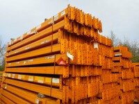 Link 51 Pallet Racking Cross Bar  3.035 Mtr  120 mm x 50 mm Closed Beam  Used Grade 2  Industrial Steel Racking - Not Redirack, Dexion, Planned Storage, or Stakrak