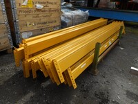 Link 51 Pallet Racking Cross Bar  2.700 Mtr  120 mm x 50 mm Closed Beam  Used Grade 1  Industrial Steel Racking - Not Redirack, Dexion, Planned Storage, or Stakrak