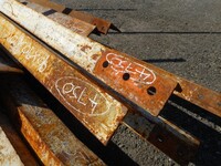 90 mm x 90 mm x 10 mm Mild Steel Angle Iron 4.750 Mtr - Used Painted