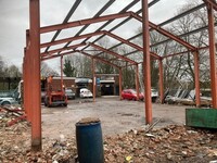 Kit Form Portal Frame Building 48ft x 38ft Shelter/workshop/storage/garage - Used