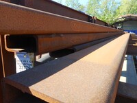 9.550 Mtr of 250 mm x 100 mm x  12.5mm Steel Box Section  ( Unused Stock Rusty )