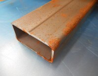 2.500 Mtr of 80 mm x 40 mm x  3 mm Steel Box Section  ( Surplus )