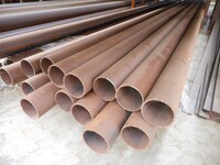 3.750 Mtrs 88.9mm x  4 mm  Steel Tube - Chs - Steel Pipe Drainage - Water Pipe - Surplus