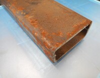 3.750 Mtr of 100 mm x 50 mm x  6 mm Steel Box Section  ( Surplus )
