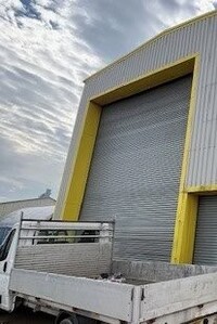 Used Electric Roller Shutter Door - Galv - 6200mm Wide x 7570mm High - Commercial - Industrial - Garage - Workshop