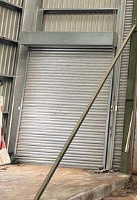 Used Electric Roller Shutter Door - Galv - 2600mm Wide x 3180mm High - Garage - Workshop - Commercial - Industrial