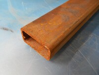 2.500 Mtr of 50 mm x 25 mm x  3 mm Steel Box Section  ( Surplus )