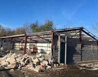 Kit Form Portal Frame Building 46ft x 30ft Shelter/workshop/storage/garage - Ref H/jfa