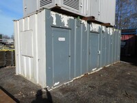 24ft x  9ft Grey Drying Room / Toilet Block Unit / Cabin / Container -  Second Hand  - Toilet Block / Drying Room