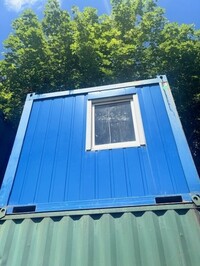 10ft x  8ft Blue Anti-vandal Drying Room / Container / Cabin - Second Hand   - Drying Room