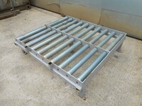 Dual Roller Conveyor Table / Twin Lane - 1280mm x 1175mm - Used (our Ref 1)