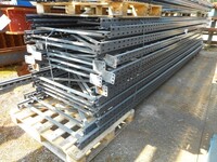 Link 51 Pallet Racking Upright Frame  5.630 Mtr x 1100 mm With Feet Used Grade 1  Grey   Industrial Steel Racking - Shelving - Storage - Not Redirack, Dexion, Planned Storage, or Stakrak