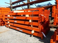 Mecalux Pallet Racking Cross Bar  2.220 Mtr  100 mm x 50 mm Closed Beam  Used Grade 1  Industrial Steel Racking - Not Redirack, Dexion, Planned Storage, or Stakrak