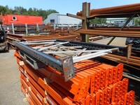 Link 51 Pallet Racking Upright Frame  2.185 Mtr x 1100 mm With Feet Used Grade 2  Grey   Industrial Steel Racking - Shelving - Storage - Not Redirack, Dexion, Planned Storage, or Stakrak