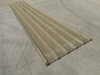 Used Roof Lights - Clear Box Profile 17 Foot 4 Inch x 1.000 Mtr Cover