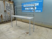 Used Steel Table / Workbench / Shelf 1960mm Wide x 1025mm High (ref 4)