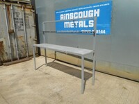 Used Steel Table / Workbench / Shelf 2195mm Wide x 940mm High (ref 1)