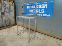 Used Steel Table / Workbench / Shelf 1100mm Wide x 1265mm High (ref 8)