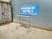 Used Steel Table / Workbench / Shelf 1300mm Wide x 1265mm High (ref 9)